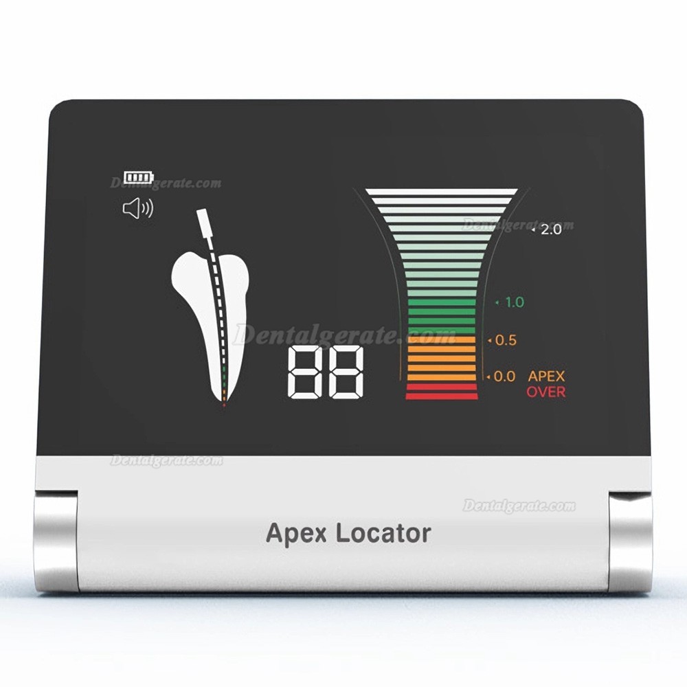 Mecoo A7 Dental Faltbarer Apexlokalisator mit 4,1-Zoll LED-hintergrundbeleuchtetes Display